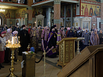 В праздник сорока Севастийских мучеников епископ Дионисий совершил Литургию в Свято-Ильинском кафедральном соборе г. Россоши