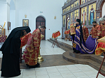 Преосвященнейший епископ Дионисий совершил Божественную литургию в Белогорском мужском монастыре