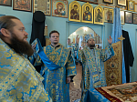 Епископ Дионисий совершил Божественную литургию в Свято-Введенском храме поселка городского типа Ольховатка