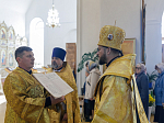 Архипастырь возглавил торжества, посвященные 20-летию со дня Великого освящения храма во имя святителя Митрофана, первого епископа Воронежского села Верхний Мамон