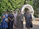 Паломники из Богучарского благочиния посетили святые места п. Отрадное и г. Воронежа