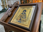 Епископ Россошанский и Острогожский Дионисий совершил Божественную литургию в Свято-Троицком соборе Раифского Богородицкого мужского монастыря