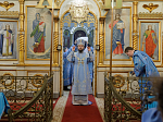 В праздник Благовещения Пресвятой Богородицы епископ Россошанский и Острогожский Дионисий совершил Божественную литургию в храме Вознесения Господня города Калач