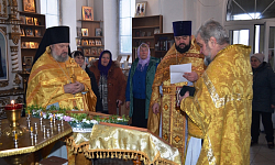 В храме в честь святителя Антония, архиепископа Воронежского, села Александровка торжественно отметили престольный праздник