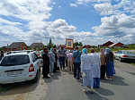 В поселок Каменка прибыл чтимый образ Божией Матери «Спорительница хлебов»