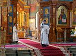 Епископ Россошанский и Острогожский Дионисий сослужил Преосвященным Архипастырям за богослужением в Благовещенском кафедральном соборе города Воронежа
