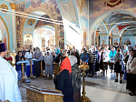 В храме Успения Пресвятой Богородицы города Калач соборно совершена Божественная литургия с миссионерским уклоном