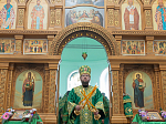Епископ Дионисий возглавил престольное торжество храма святого благоверного князя Александра Невского с. Петровка
