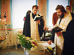 Правящий архиерей Россошанской епархии совершил Таинство Крещения над младенцем Марией Коротких