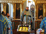 В Казанском храме села Новотолучеево была совершена соборная Божественная литургия