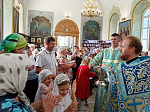 В храме святого мученика Иоанна Воина состоялось торжественное богослужение в честь Успения Пресвятой Богородицы