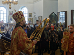 В Неделю 2-ю по Пасхе, апостола Фомы, епископ Дионисий возглавил праздничное богослужение в Казанском храме поселка Каменка
