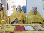 Архипастырь возглавил торжества, посвященные 20-летию со дня Великого освящения храма во имя святителя Митрофана, первого епископа Воронежского села Верхний Мамон