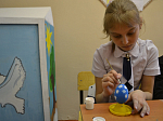 Мастер - класс по росписи пасхальных яиц в Павловской школе - интернате для слабовидящих