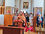 В Троицком храме пгт. Подгоренский отслужили благодарственный молебен в честь Великой Победы