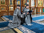 В Великую Среду Глава Воронежской митрополии совершил последнюю в нынешнем году Литургию Преждеосвященных Даров