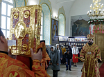 Глава Россошанской епархии совершил Божественную литургию в храме святого мученика Иоанна Воина города Богучар
