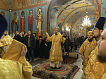Преосвященнейший Дионисий, епископ Россошанский и Острогожский, сослужил Главе митрополии за богослужением в Успенском семинарском храме г. Воронежа.