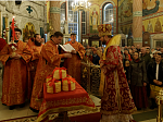 В праздник Светлого Христова Воскресения глава Россошанской епархии возглавил торжественное богослужение в Свято-Ильинском кафедральном соборе г. Россоши