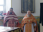 Глава Россошанской епархии совершил Божественную литургию в храме святого мученика Иоанна Воина города Богучар