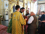 В Свято-Тихоновском соборном храме города Острогожска встретили праздник Пятидесятницы