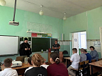 Игумен Сергий (Руднев) провел познавательное занятие для учащихся школы в селе Солдатское Острогожского района