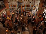 Правящий Архиерей совершил утреню Великого Пятка с чтением двенадцати Страстных Евангелий в Ильинском кафедральном соборе