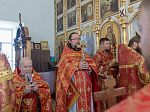 Епископ Россошанский и Острогожский Дионисий совершил Божественную литургию в Казанском храме с. Коротояк (Покровка) Острогожского района