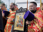 Правящий Архиерей возглавил престольное торжество храма во имя святого мученика Иоанна Воина города Богучара