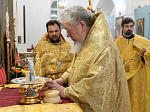 В день престольного праздника митрополит Воронежский и Лискинский Сергий посетил Всесвятский храм г. Воронежа