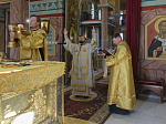 В Неделю 11-ю по Пятидесятнице епископ Дионисий возглавил воскресное богослужение в Свято-Ильинском кафедральном соборе города Россошь