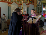 В канун праздника Воздвижения Креста Господня Преосвященнейший епископ Дионисий совершил всенощное бдение в Ильинском кафедральном соборе города Россоши