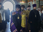В Неделю 21-ю по Пятидесятнице епископ Дионисий возглавил воскресное богослужение в Свято-Ильинском кафедральном соборе города Россошь