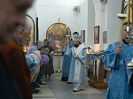 В преддверии престольного праздника епископ Дионисий совершил всенощное бдение в Казанском храме города Павловска