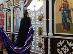 Епископ Россошанский и Острогожский Дионисий совершил Божественную литургию в Георгиевском храме с. Манино Калачеевского района
