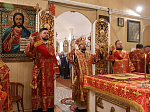 Преосвященнейший епископ Дионисий совершил Литургию в Георгиевском храме с. Терновое