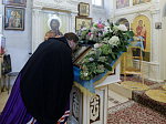 Епископ Россошанский и Острогожский Дионисий возглавил воскресное богослужение в Спасском Костомаровском женском монастыре