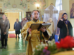 Епископ Россошанский и Острогожский Дионисий возглавил воскресное богослужение в храме преподобного Сергия Радонежского села Мастюгино Острогожского благочиния