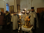 В Свято-Тихоновском соборном храме Острогожска состоялось праздничное Рождественское богослужение