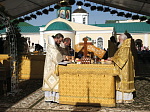 В день памяти святителя Тихона, епископа Воронежского, Задонского, чудотворца в Рождество-Богородицком мужском монастыре г. Задонска состоялись праздничные торжества