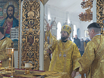 Правящий Архиерей совершил Литургию в Георгиевском храме села Терновое Острогожского района