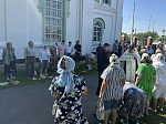 «Торжественное богослужение в день Преображения Господня в храме Святой Живоначальной Троицы рабочем поселке Кантемировка