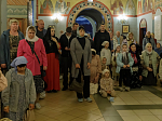 В канун праздника Воздвижения Креста Господня Преосвященнейший епископ Дионисий совершил всенощное бдение в Ильинском кафедральном соборе города Россоши