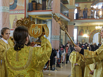 В Неделю о блудном сыне епископ Дионисий совершил Божественную литургию в Свято-Ильинском кафедральном соборе города Россошь