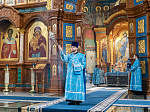 Митрополит Воронежский и Лискинский Сергий возглавил богослужение в день престольного праздника кафедрального собора Воронежской епархии