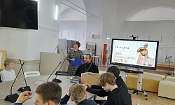 В духовно-просветительском центре Калачеевской школы № 6 состоялся разговор со священником о православной книге и духовных ценностях