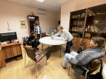 Состоялась встреча молодежного актива с помощником благочинного по делам молодежи в Свято-Ильинском кафедральном соборе Россошанского благочиния