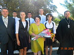 Торжественная линейка, посвященная Дню знаний, в Осиковской СОШ