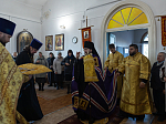 Правящий Архиерей совершил Литургию в Георгиевском храме села Терновое Острогожского района