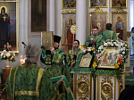 Епископ Россошанский и Острогожский Дионисий принял участие в торжественном богослужении в обители князя Даниила Московского